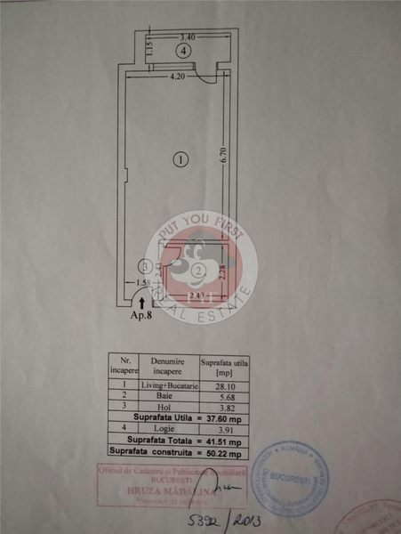 Petrom City | Garsoniera | Open space | 42mp | B12289